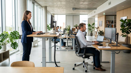 Zit-sta bureau: voordelen voor gezondheid en productiviteit