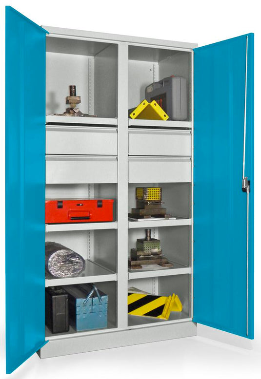 Werkplaatskast • Materiaalkast • Zwaarlast • Lichtblauw