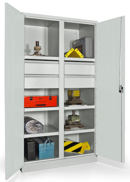 Werkplaatskast • Materiaalkast • Zwaarlast • Lichtgrijs