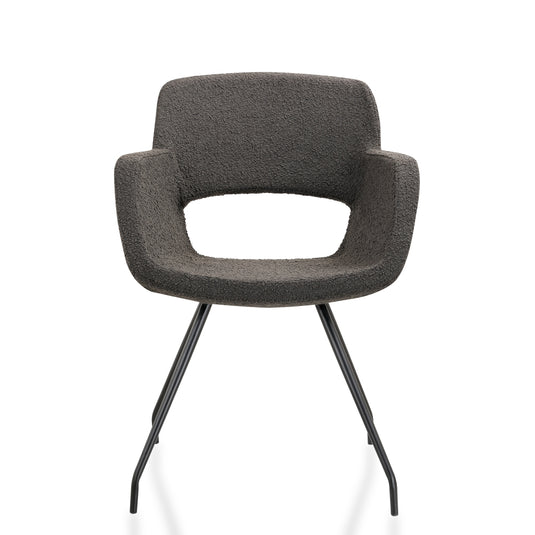 Stoel Teddy • Antraciet zwart