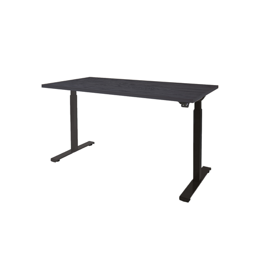 Dextro | Zit-sta bureau elektrisch • Business • Zwart onderstel