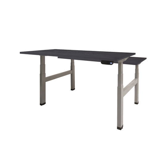 Dextro Duo Plus | Elektrisch verstelbare zit/sta-bureau • Aluminium onderstel