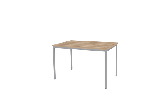 Bureau/Tafel Domino • Vaste Hoogte • 4-poots • Aluminium onderstel