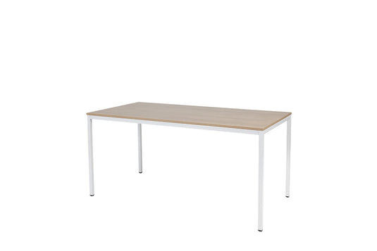 Bureau/Tafel Domino • Vaste Hoogte • 4-poots • Wit onderstel