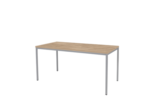 Bureau/Tafel Domino • Vaste Hoogte • 4-poots • Aluminium onderstel