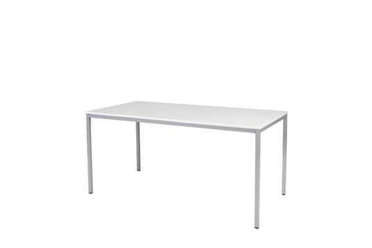 Bureau/Tafel Domino • Vaste Hoogte • 4-poots • Aluminium onderstel