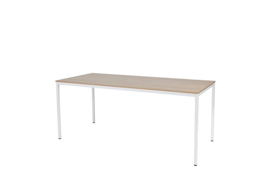 Bureau/Tafel Domino • Vaste Hoogte • 4-poots • Wit onderstel