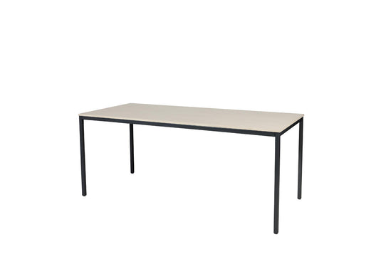 Bureau/Tafel Domino • Vaste Hoogte • 4-poots • Zwart onderstel