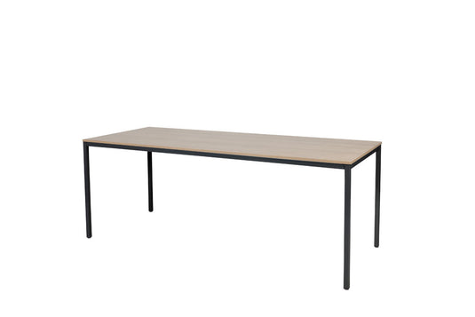 Bureau/Tafel Domino • Vaste Hoogte • 4-poots • Zwart onderstel