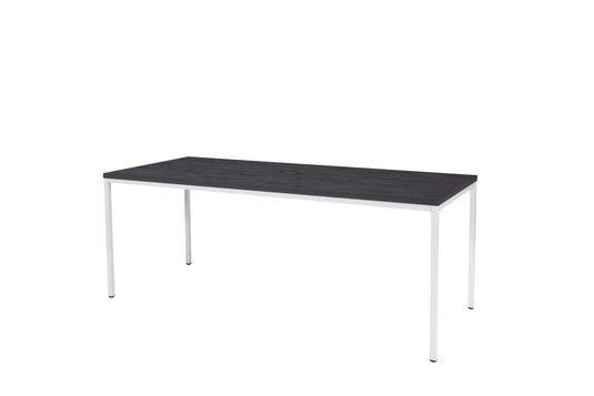 Bureau/Tafel Domino • Vaste Hoogte • 4-poots • Wit onderstel