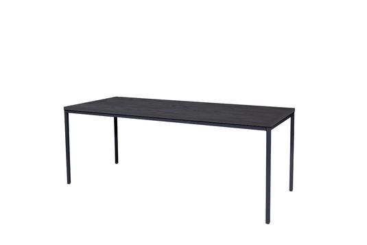Bureau/Tafel Domino • Vaste Hoogte • 4-poots • Zwart onderstel