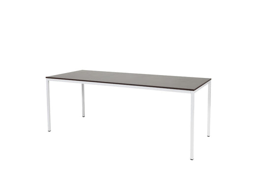 Bureau/Tafel Domino • Vaste Hoogte • 4-poots • Wit onderstel