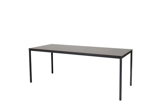 Bureau/Tafel Domino • Vaste Hoogte • 4-poots • Zwart onderstel