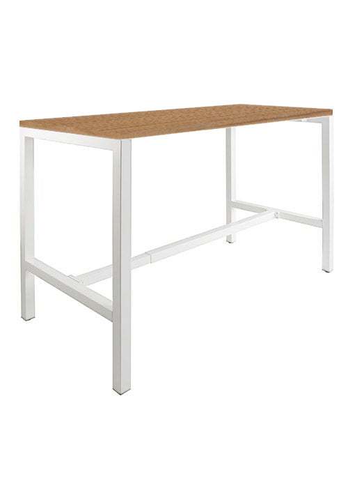 Bartafel Domino • Wit onderstel