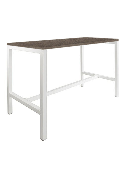 Bartafel Domino • Wit onderstel