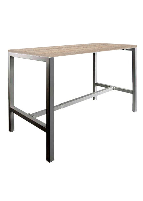 Bartafel Domino • Zwart onderstel