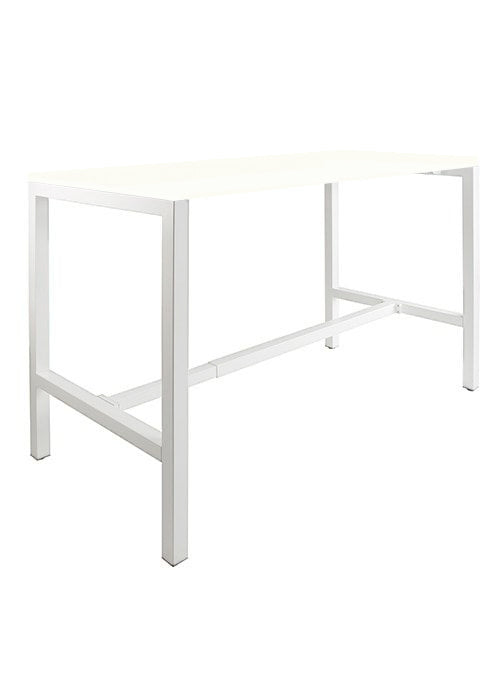 Bartafel Domino • Wit onderstel