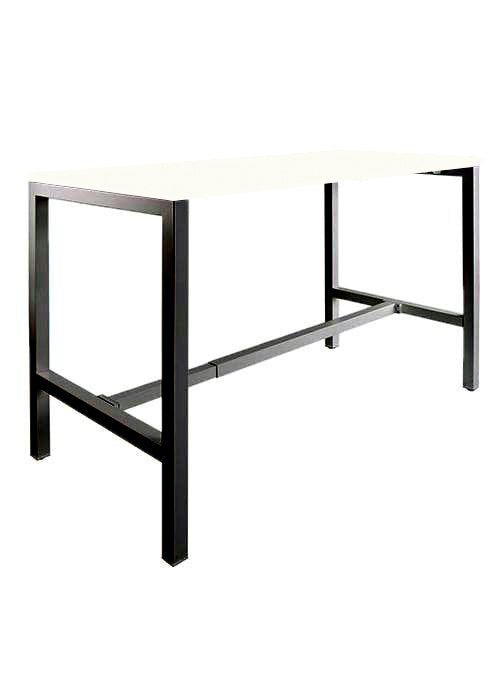 Bartafel Domino • Zwart onderstel