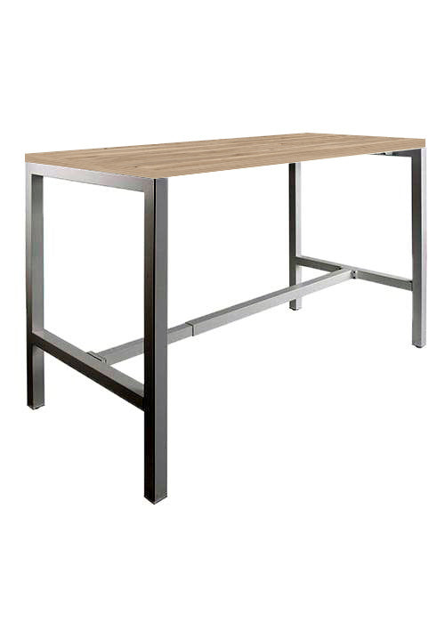 Bartafel Domino • Zwart onderstel