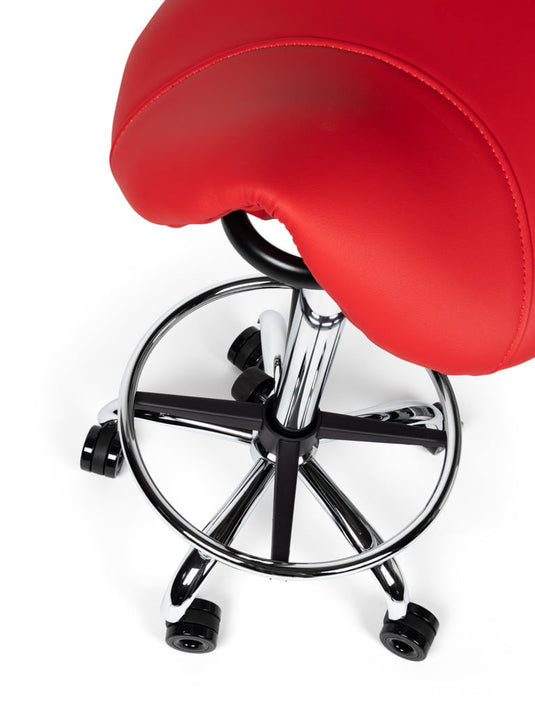Kapperskruk met voetring • Rood • Hoog
