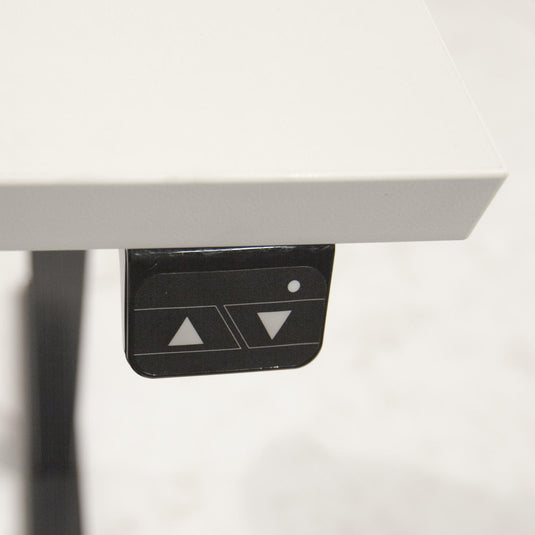 Dextro | Zit-sta bureau elektrisch • Business • Aluminium onderstel