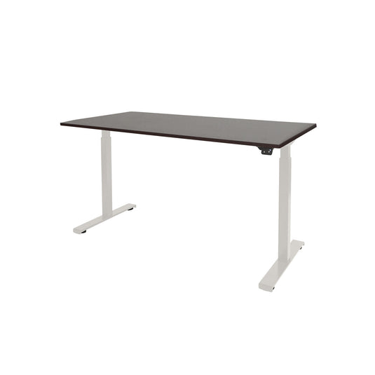 Dextro | Zit-sta bureau elektrisch • Business • Wit onderstel