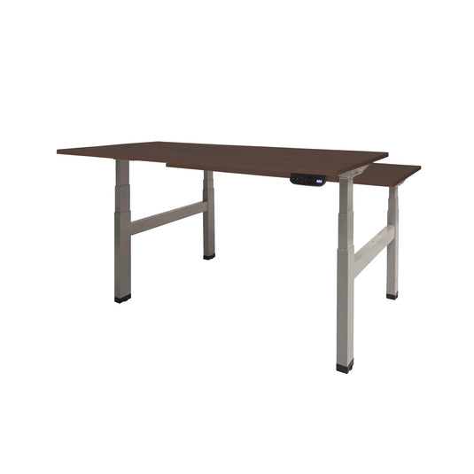 Dextro Duo Plus | Elektrisch verstelbare zit/sta-bureau • Aluminium onderstel