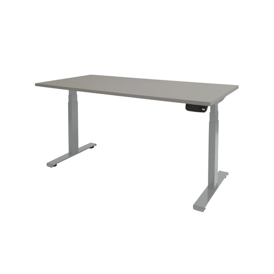 Dextro | Zit-sta bureau elektrisch • Premium • Aluminium onderstel