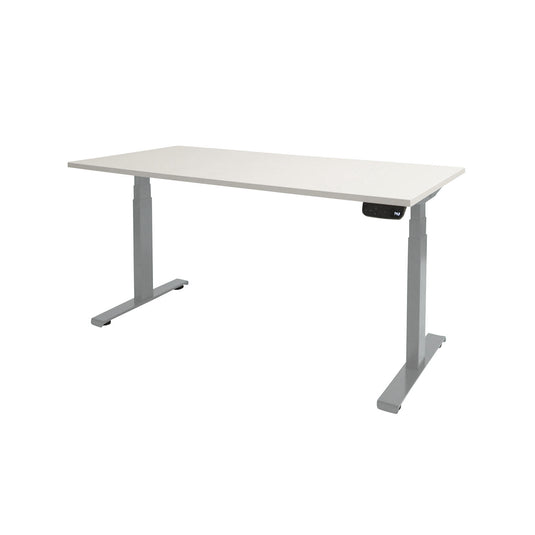Dextro | Zit-sta bureau elektrisch • Premium • Aluminium onderstel
