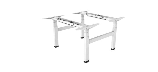 Dextro Duo Plus | Elektrisch verstelbare zit/sta-bureau • Wit onderstel