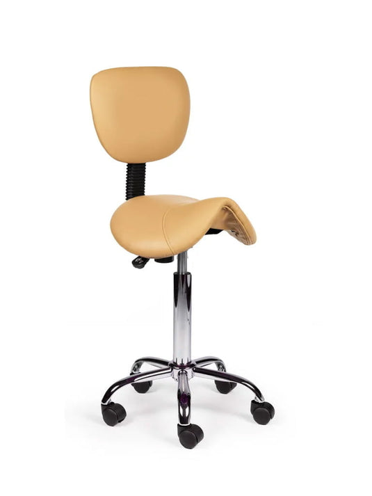 Zadelkruk met rugleuning • Beige • Standaard