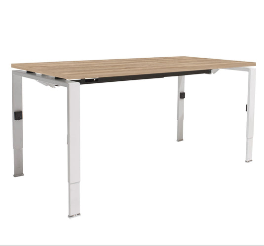 Lineo | Verstelbare bureau • Wit onderstel