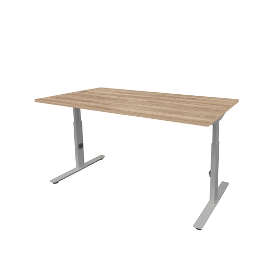 Lineo Plus | Verstelbare bureau • Aluminium onderstel