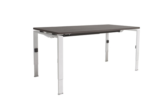Lineo | Verstelbare bureau • Wit onderstel