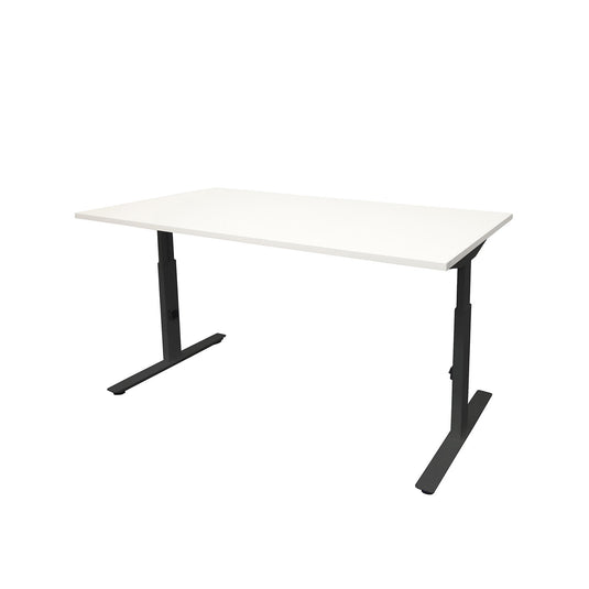 Lineo Plus | Verstelbare bureau • Zwart onderstel