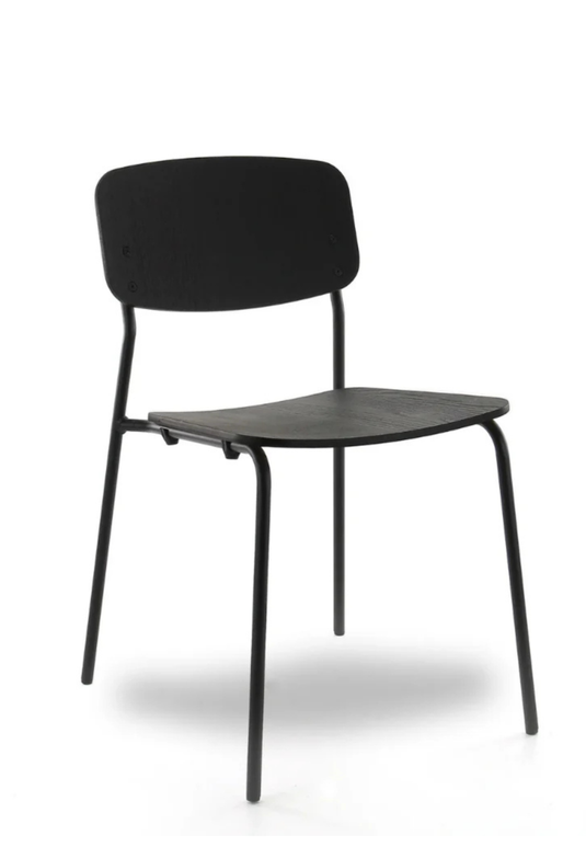 Stoel Polly • Zwart eiken