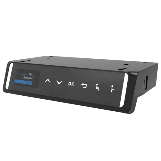 Zista | Zit/sta duo Premium • Elektrisch verstelbaar • Antraciet onderstel