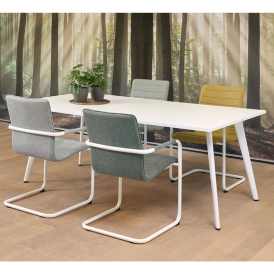 Vergadertafel Forma • Wit onderstel