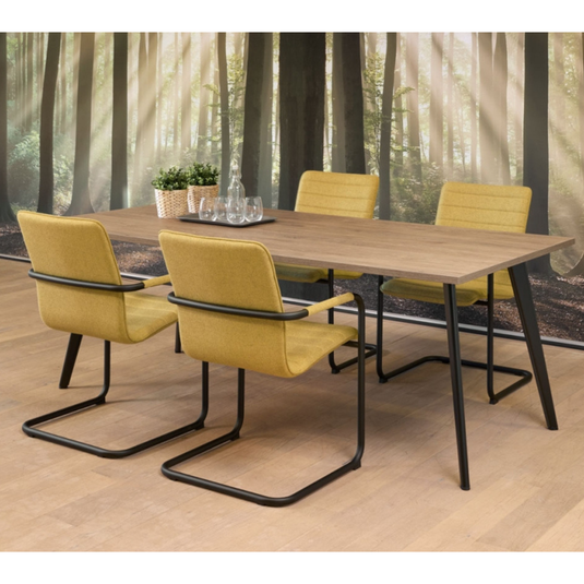 Vergadertafel Forma • Zwart onderstel