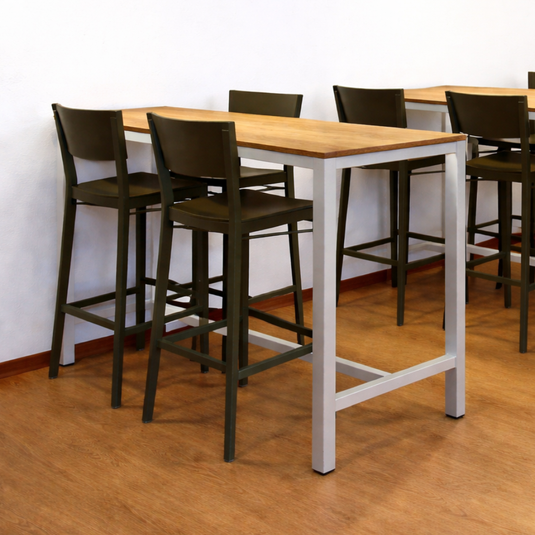Bartafel Domino • Aluminium onderstel
