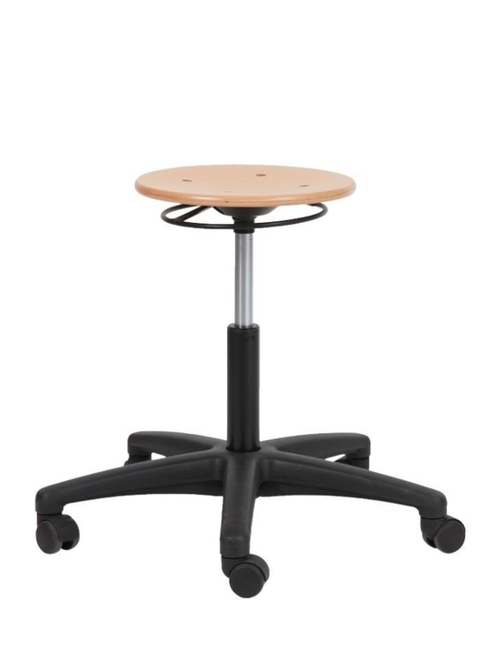 Werkkruk • Houten zitting