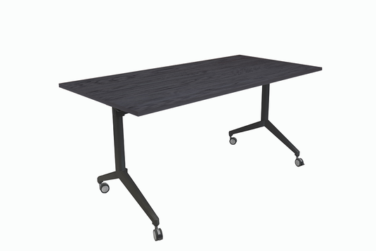 Klaptafel Folda • Verrijdbaar • Zwart onderstel