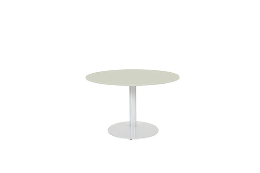 Vergadertafel Stella • Rond • Wit onderstel