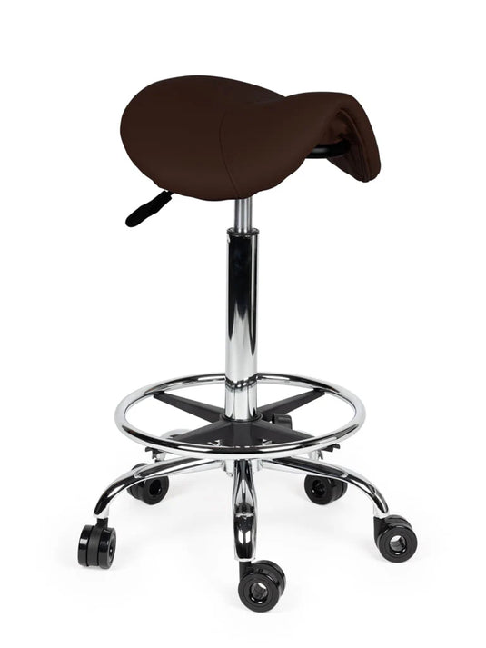 Kapperskruk met voetring • Bruin • Standaard/Hoog
