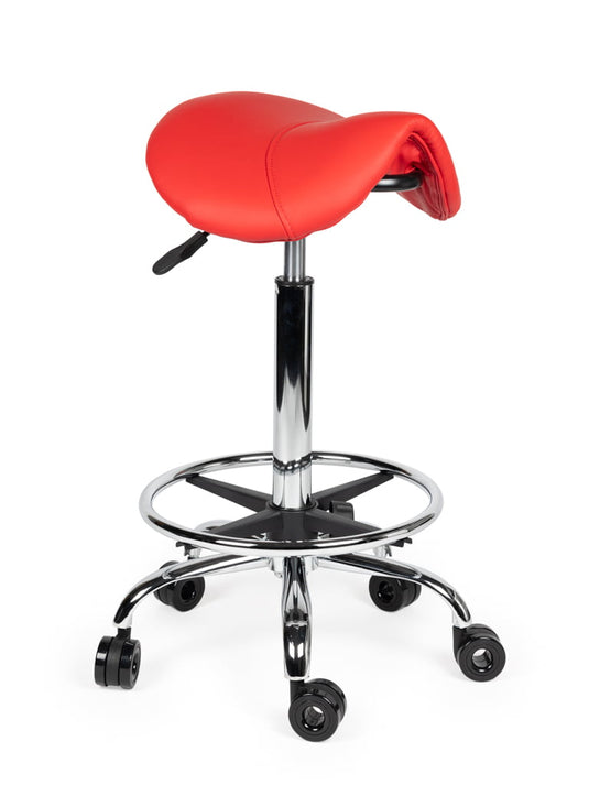 Kapperskruk met voetring • Rood • Hoog