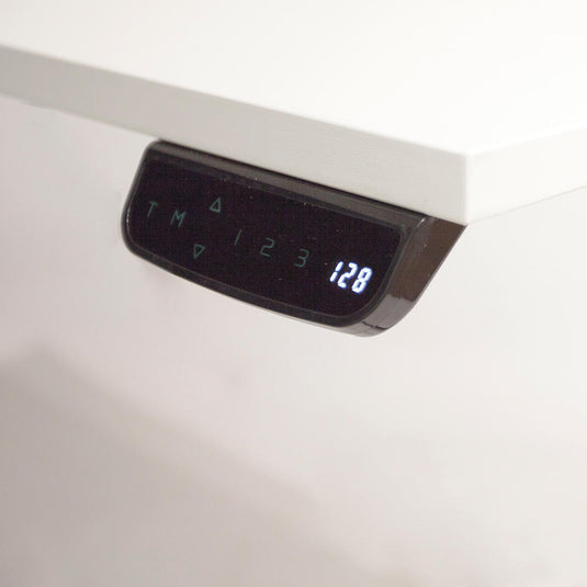 Dextro | Zit-sta bureau elektrisch • Premium • Aluminium onderstel