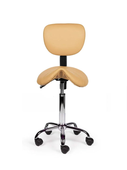 Zadelkruk met rugleuning • Beige • Standaard