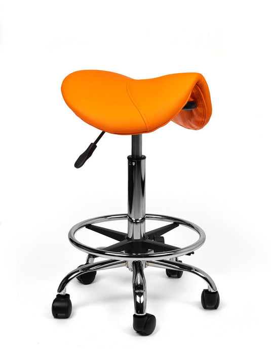 Zadelkruk met voetring • Oranje • Standaard