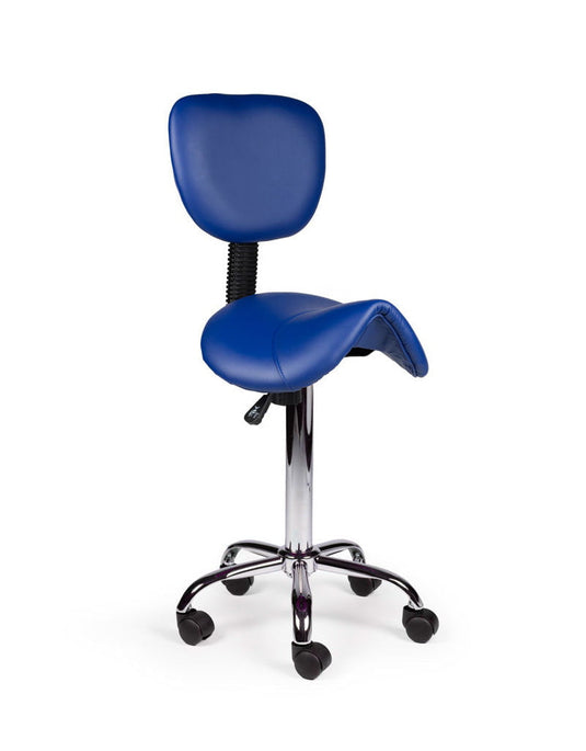 Zadelkruk met rugleuning • Blauw • Standaard