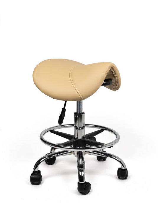 Zadelkruk met voetring • Beige • Laag